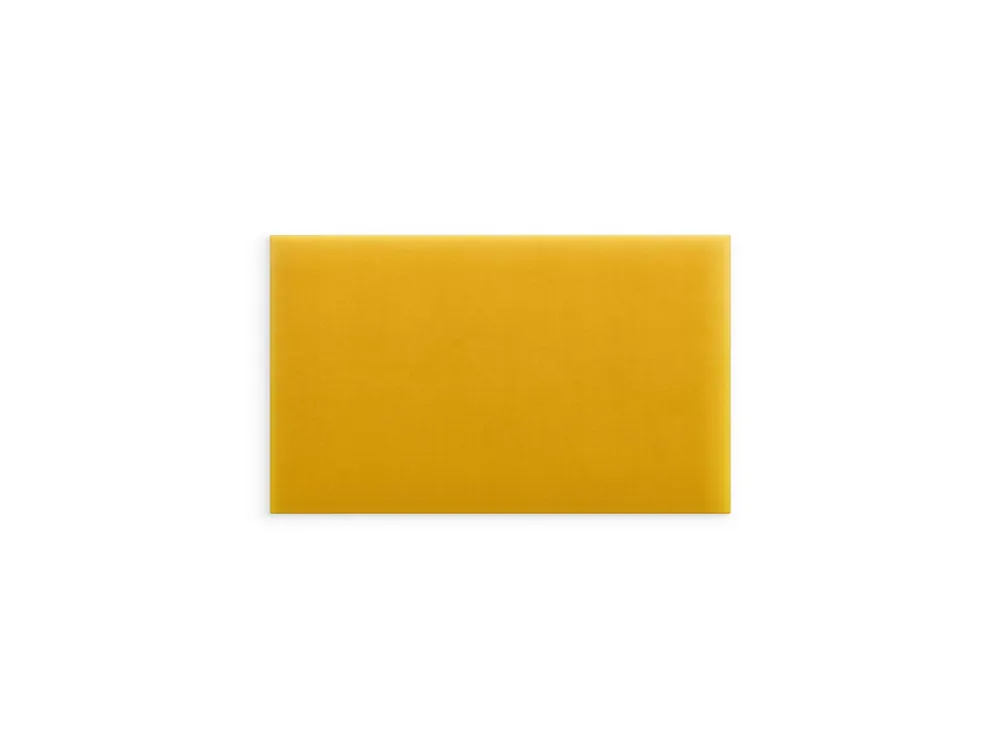 Wybór klientów Żółty panel tapicerowany 50x30 Magic Velvet prostokąt