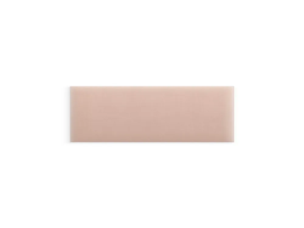 Panel ścienny tapicerowany Pudrowy Róż 60x20 Magic Velvet prostokąt Wyprzedaż