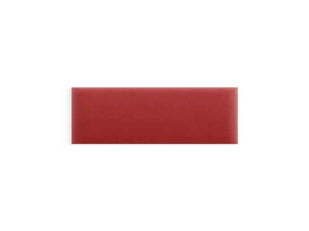 Super okazja Czerwony panel tapicerowany 60x20 Magic Velvet prostokąt
