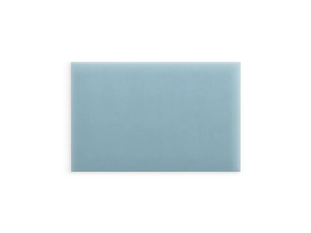 Wysoka jakość Panel ścienny tapicerowany Błękitny Magic Velvet 60x40 prostokąt