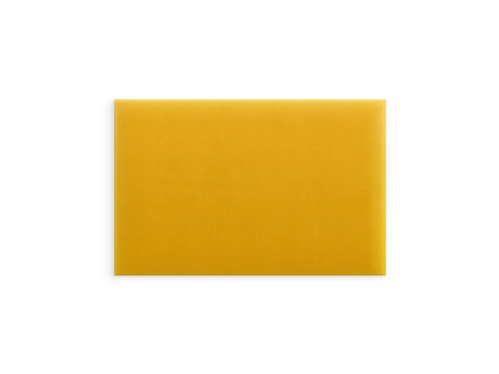 Tylko do końca tygodnia Panel ścienny tapicerowany Żółty Magic Velvet 60x40 prostokąt