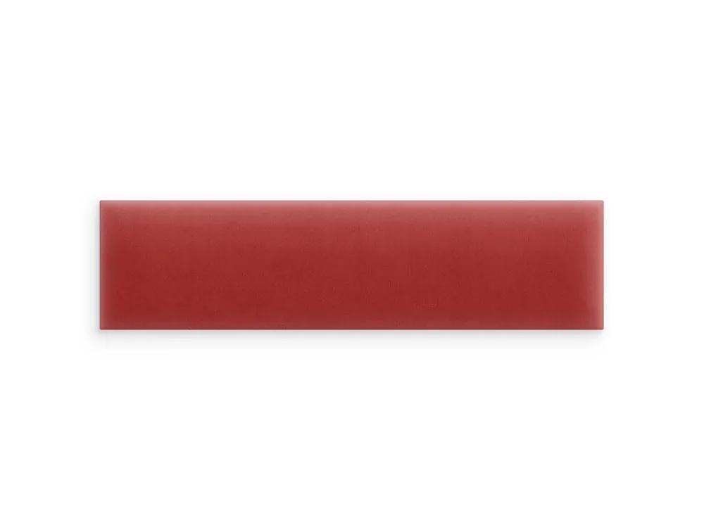 Sprawdź teraz Czerwony panel tapicerowany 80x20 Magic Velvet prostokąt