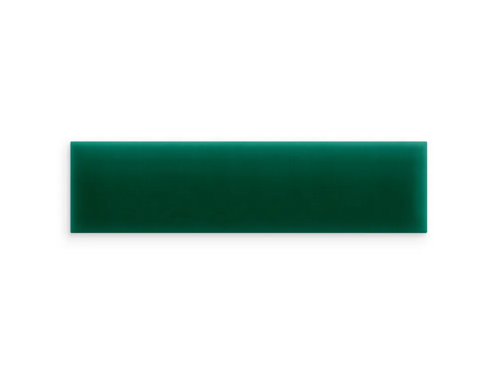 Panel ścienny tapicerowany Butelkowa Zieleń 80x20 Magic Velvet prostokąt Tani