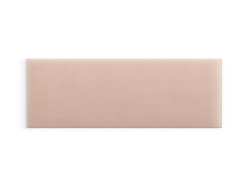 Hit cenowy Panel ścienny tapicerowany Pudrowy Róż 90x30 Magic Velvet prostokąt