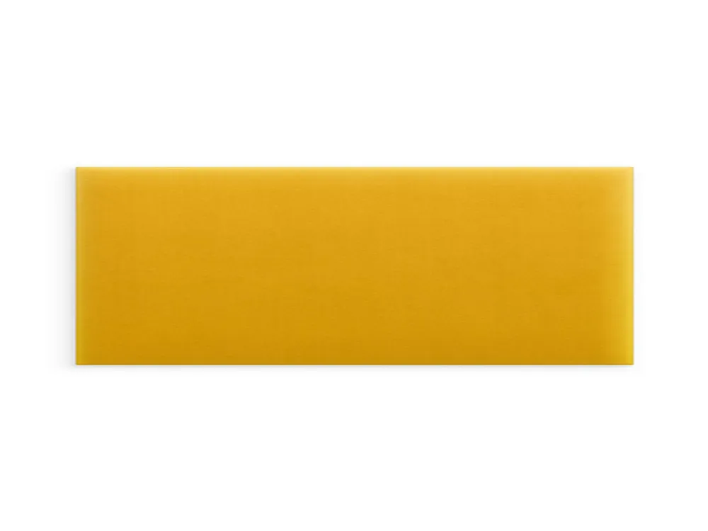 Wybór klientów Panel ścienny tapicerowany Żółty Magic Velvet 90x30 prostokąt