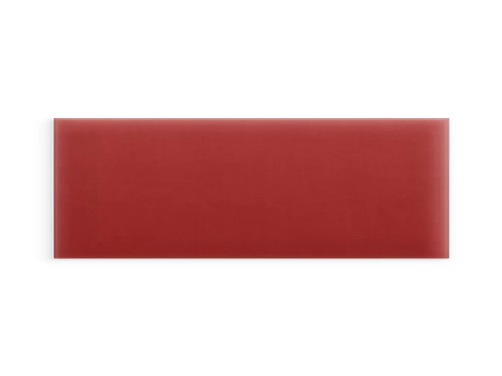 Nie przegap Czerwony panel tapicerowany 90x30 Magic Velvet prostokąt