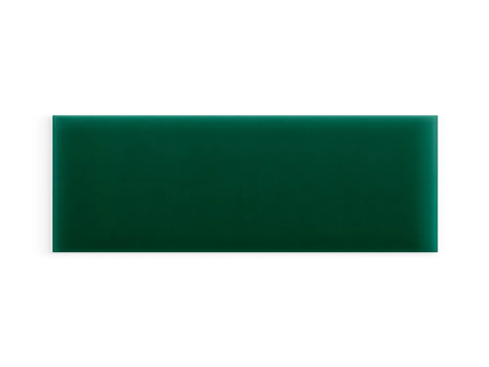Panel ścienny tapicerowany Butelkowa Zieleń 90x30 Magic Velvet prostokąt Premium