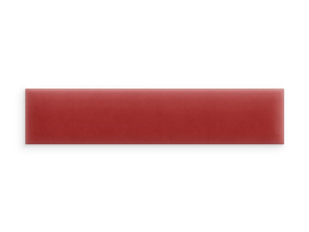 Zniżka Panel ścienny tapicerowany Czerwony Magic Velvet 100x20 prostokąt
