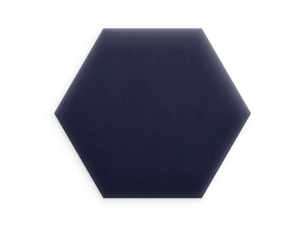 Nowy Panel ścienny tapicerowany Lawendowy Magic Velvet 40x35 heksagon