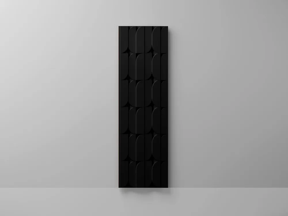 Ekspresowa dostawa Panel dekoracyjny z klockami 3D ARCO Clickform - Czarny – Murso