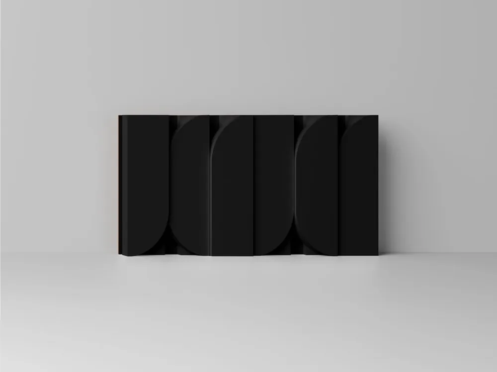 Panel dekoracyjny mini z klockami 3D ARCO Clickform - Czarny - Murso Kup teraz