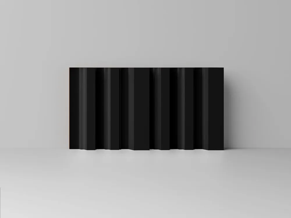 Najlepsza cena Panel dekoracyjny mini z klockami 3D FREDDO Clickform - Czarny - Murso
