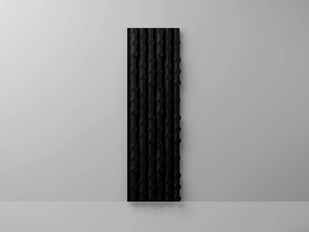 Panel dekoracyjny z klockami 3D MILO Clickform - Czarny – Murso Hit sprzedaży