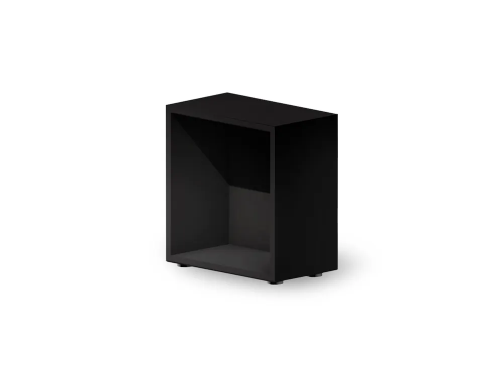 Półka BOX 208 do paneli bazowych Clickform - Czarny RAL 9005 – Murso Zniżka