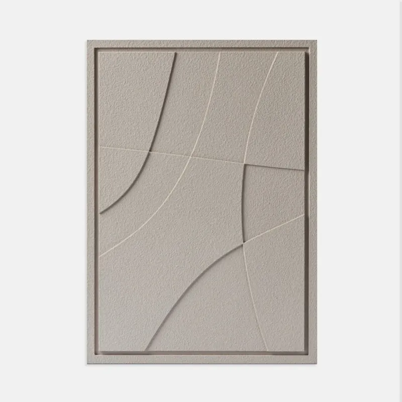 Obraz strukturalny - 50 x 2 x 70 cm - ABSTRACT II - Almond Beige - Murso Oferta