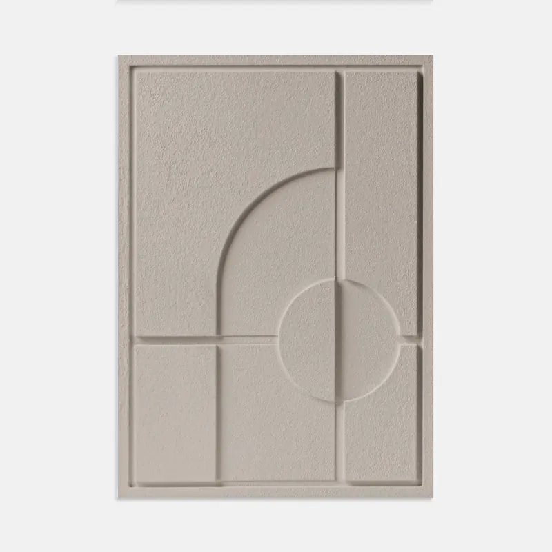 Wybór klientów Dekoracja ścienna 3D - 50 x 2 x 70 cm - GEOMETRIC I - Almond Beige - Murso