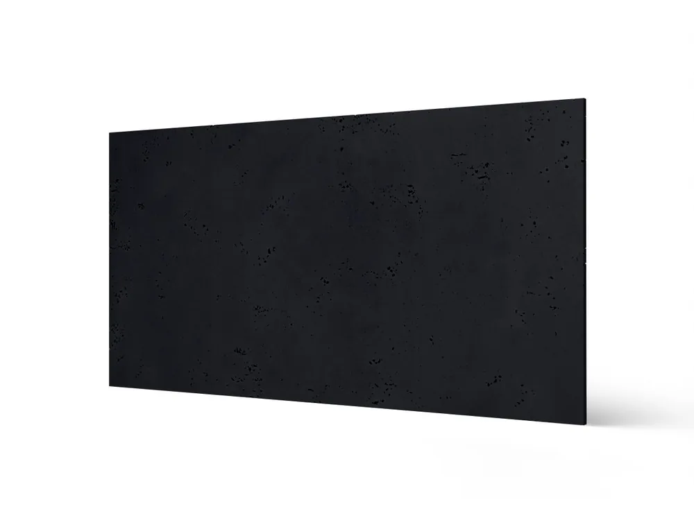 Płyta betonowa 2D na elewację Czarny BT-B15 100 x 1 x 50 cm Łatwy zwrot
