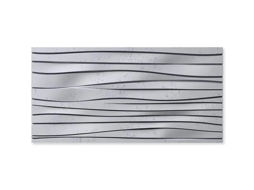 Panel betonowy 3D elewacyjny Fala Jasny Szary PB03-S50 Ostatnie sztuki