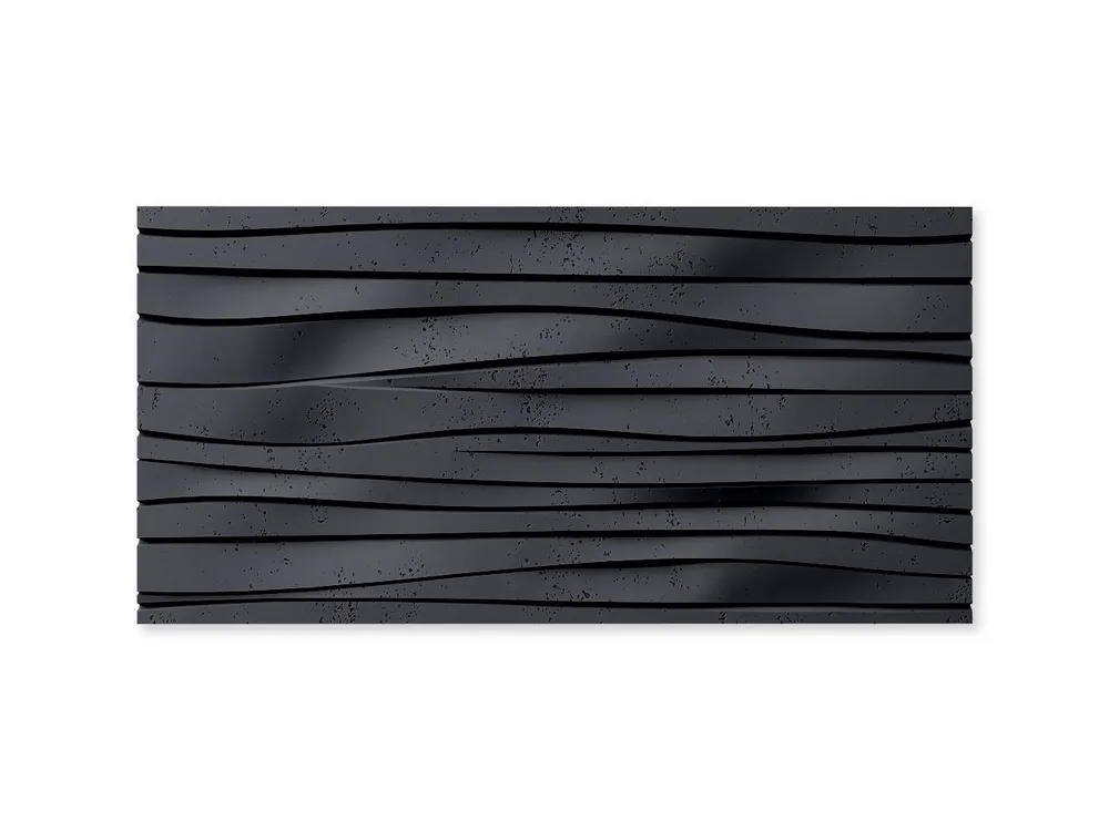 Wybór klientów Beton architektoniczny Panel elewacyjny 3D Fala Antracytowy PB03-B8