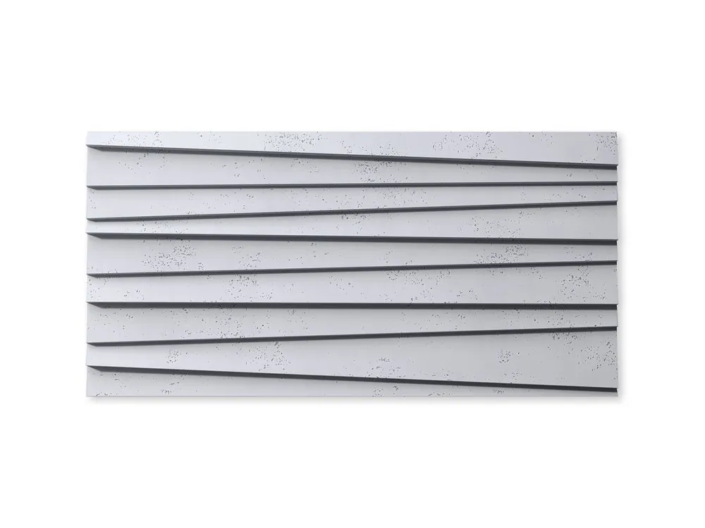 Oferta czasowa Beton architektoniczny 3D elewacyjny Żaluzja Jasny Szary PB04-S50