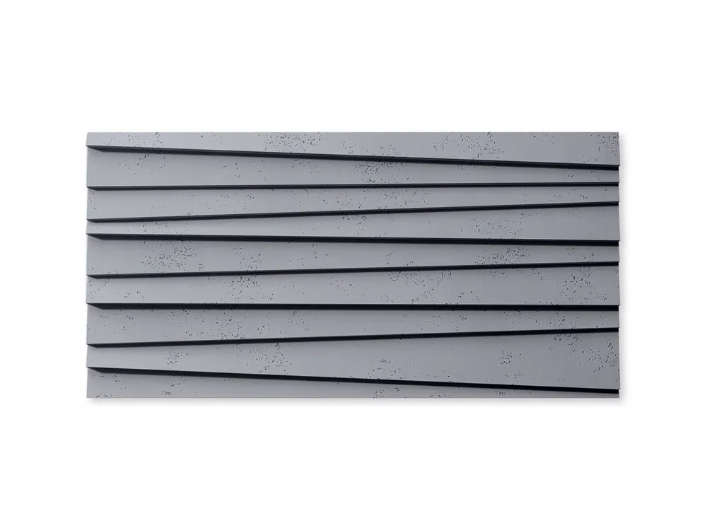 Panel 3D betonowy na elewację Żaluzja Popielaty Szary PB04-S96 Oferta
