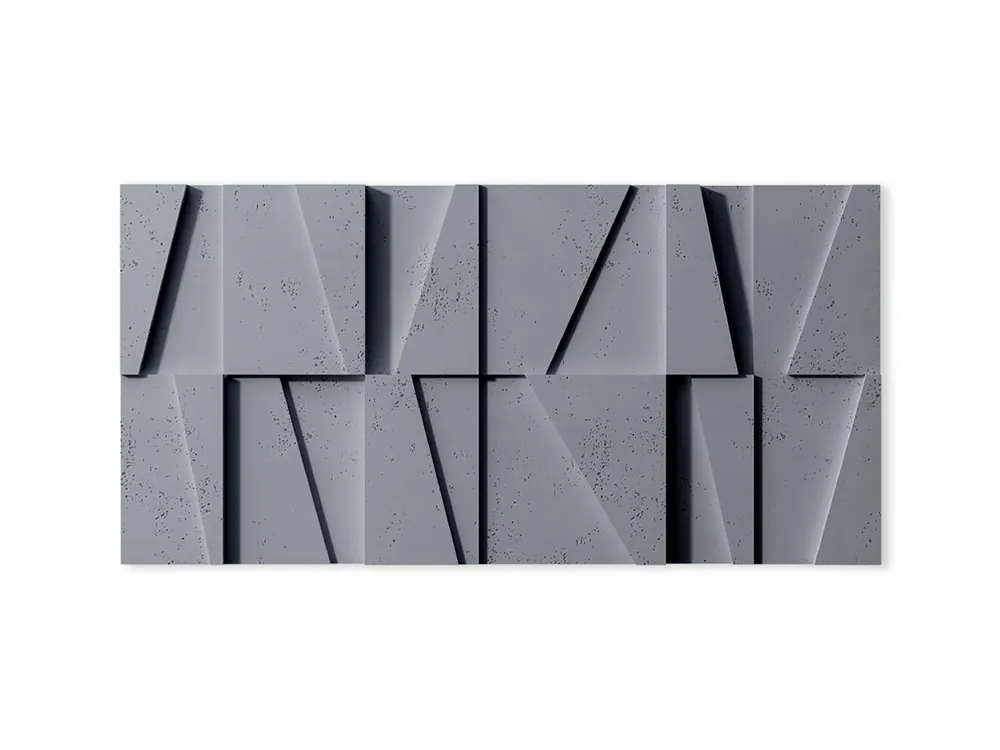 Oferta Panel 3D betonowy na elewację Mozaika Popielaty Szary PB09-S96