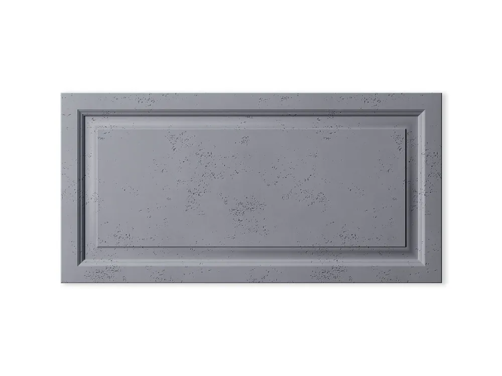 Wybór klientów Panel elewacyjny 3D - Beton architektoniczny Rama Popielaty Szary PB33A-S96