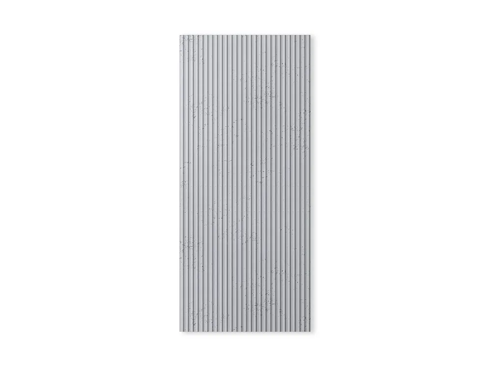 Betonowy Lamel elewacyjny 3D Ryfel Jasny Szary PB37-S50 Hit sprzedaży