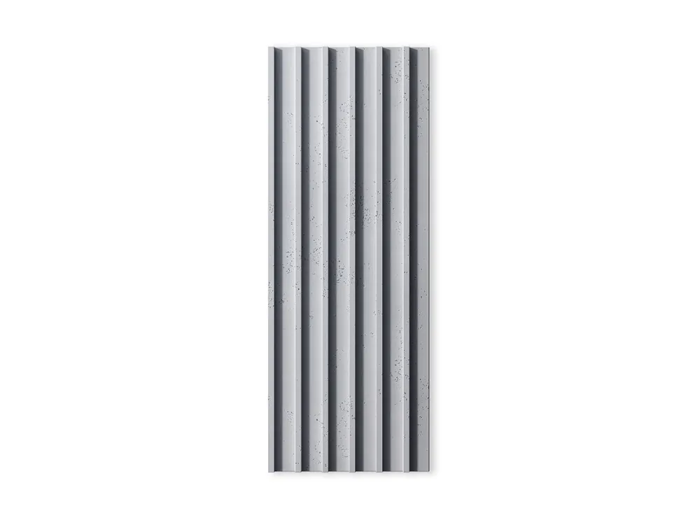 Oferta limitowana Beton architektoniczny 3D Lamel na elewację Jasny Szary PB40-S50
