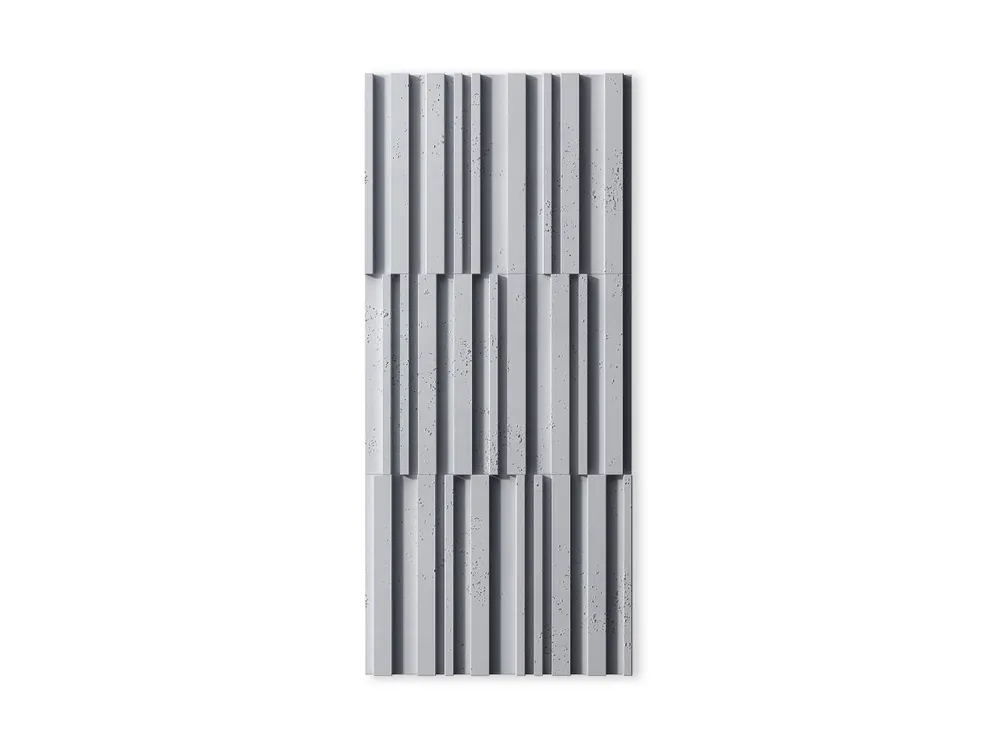 Lamel betonowy 3D elewacyjny Jasny Szary PB42-S50 Oferta limitowana