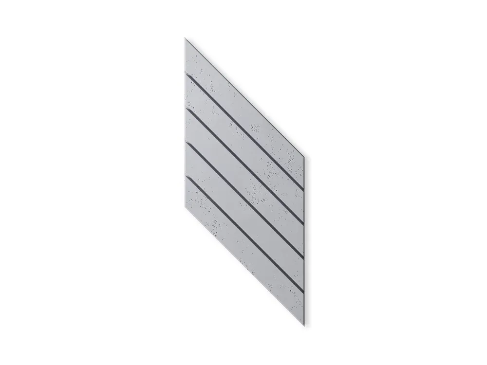 Oferta limitowana Panel 3D betonowy na elewację Jodełka Jasny Szary PB43-S50