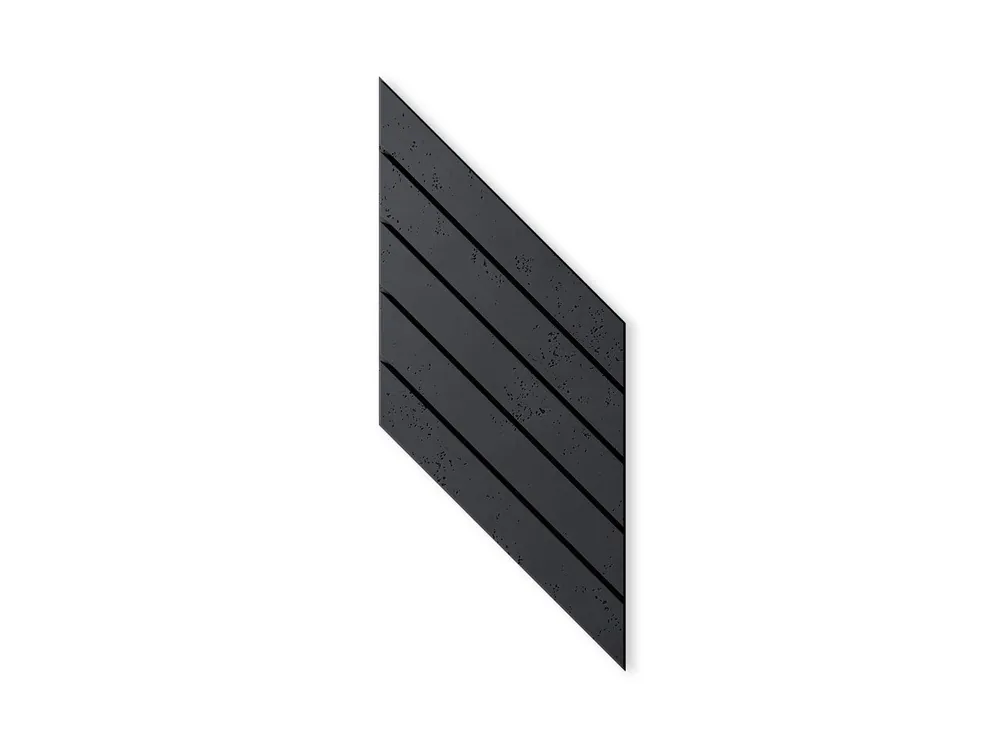 Beton architektoniczny na elewację Panel 3D Jodełka Antracytowy PB43-B8 Zamów teraz