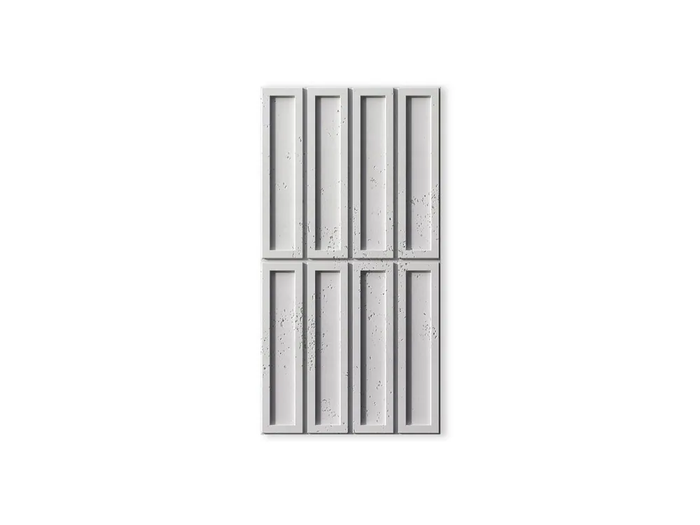 Beton architektoniczny 3D elewacyjny Cegiełka Biały PB51-B0 Ostatnie sztuki