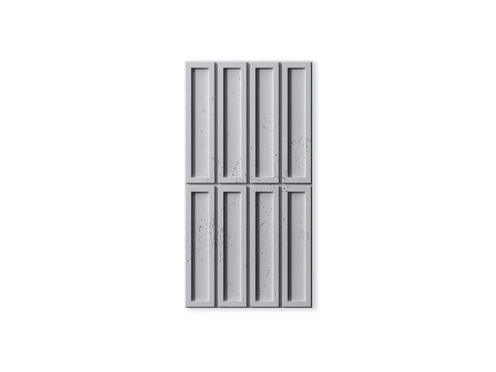 Beton architektoniczny na elewację Panel 3D Cegiełka Jasny Szary PB51-S50 Wyjątkowa oferta