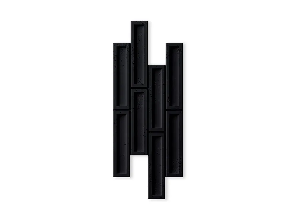 Cena promocyjna Panel betonowy 3D elewacyjny Cegiełka Czarny PB52-B15