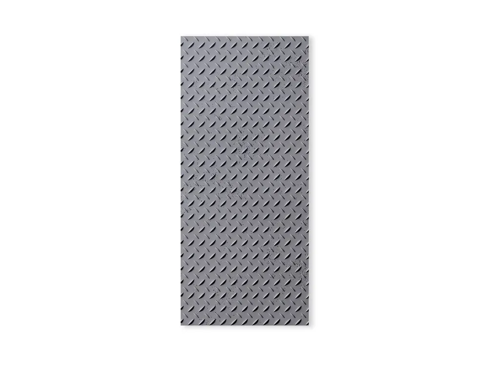 Beton na elewację - Panel 3D Blacha Popielaty Szary PB53-S96 Popularny