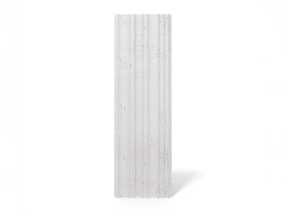 Lamel elewacyjny Beton architektoniczny 3D Biały PB56-B0 Darmowy zwrot