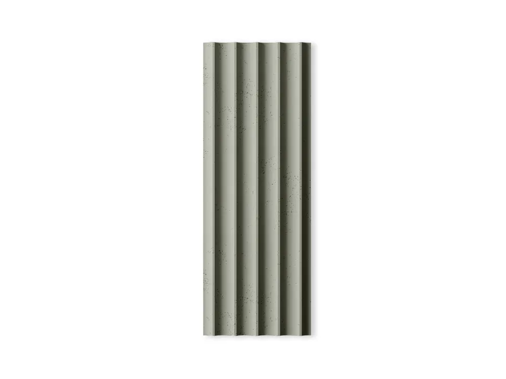 Premium Betonowy Lamel 3D na elewację Basil PB59-CL09