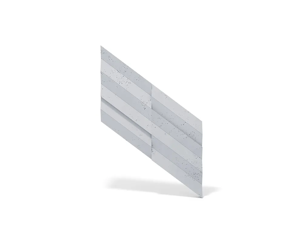 Panel elewacyjny betonowy 3D Jasny Szary PB70-S50 Nowość