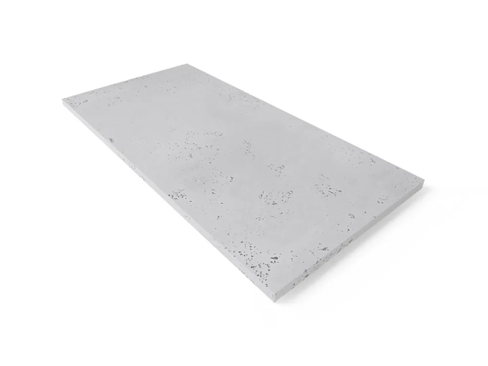 Dodaj do koszyka Beton architektoniczny – płyta tarasowa Biały PT-B0 120 x 3 x 60 cm