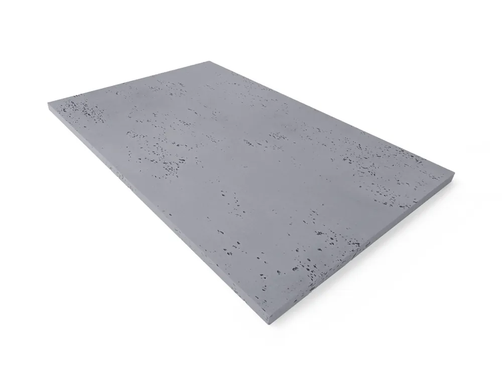 Beton architektoniczny tarasowy Popielaty Szary PT-S96 120 x 3 x 80 cm Szybka wysyłka
