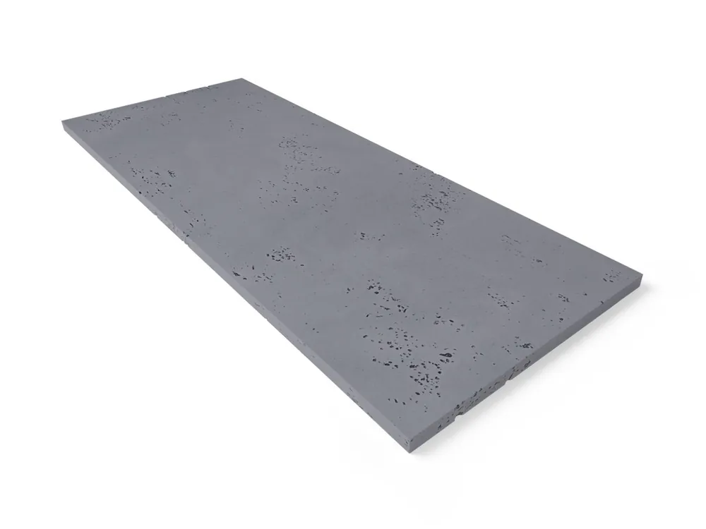 Płyta tarasowa z betonu architektonicznego Popielaty Szary PT-S96 150 x 3 x 60 cm Łatwy zwrot
