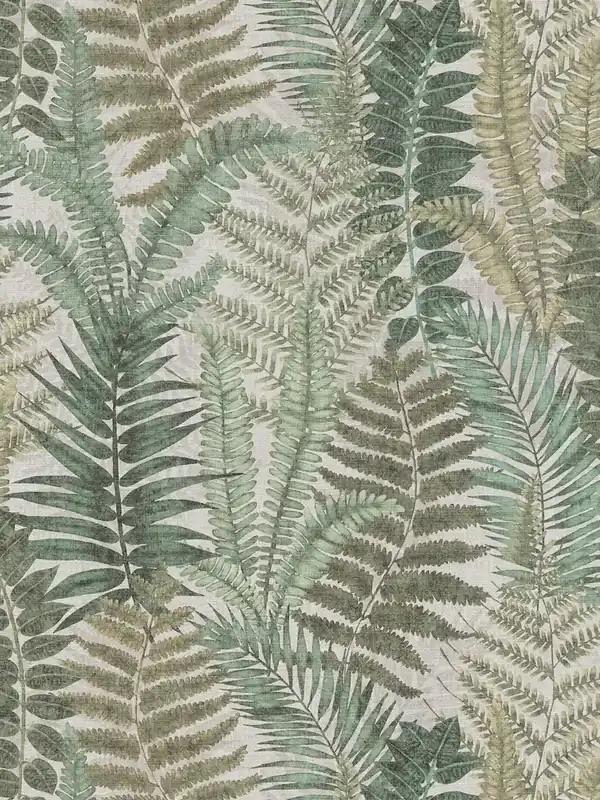 Tapeta 39347-4 A.S. Creation Famous Garden tapeta kwiatowa z liśćmi paproci lekko strukturowanymi, matowa – beż, zieleń, brąz Oferta