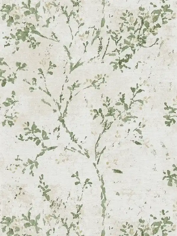 Tapeta 39650-4 A.S. Creation Stories of Life tapeta na flizelinie, pnącza liście akwarela – beż, zieleń, złoto Ostatnie sztuki