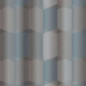 Nowość Tapeta Grandeco A37201 Geometryczna brązowa turkusowa szara z efektem 3D