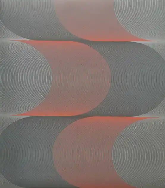 Ostatnia szansa TAPETA ŚCIENNA MARBURG THE WALL 78921 Wzór geometryczny efekt 3D - szary, pomarańczowy