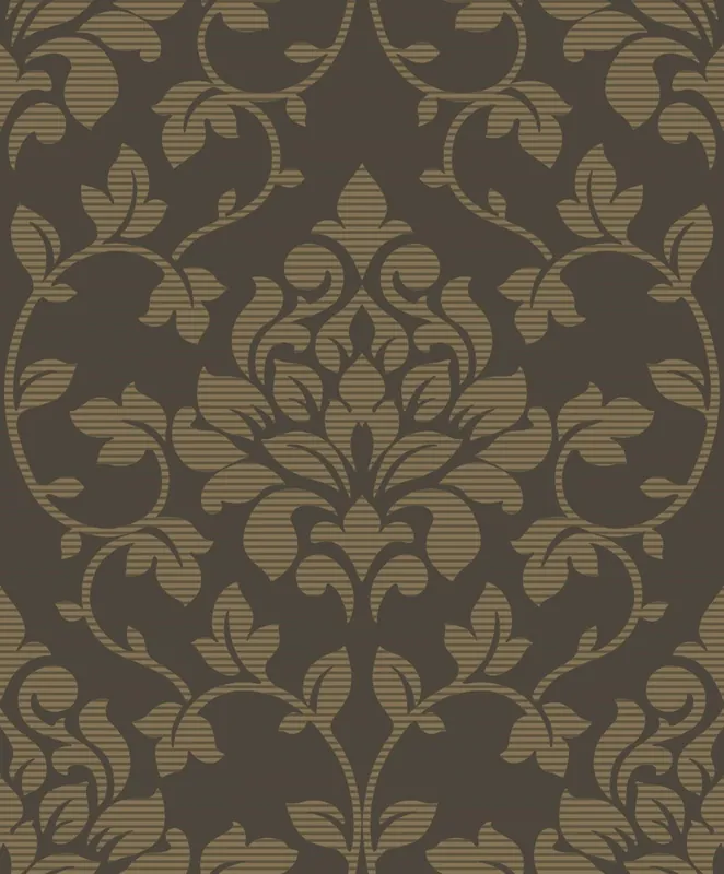 Super okazja TAPETA GRANDECO GOLD A13905 Ornament - złoty, brązowy