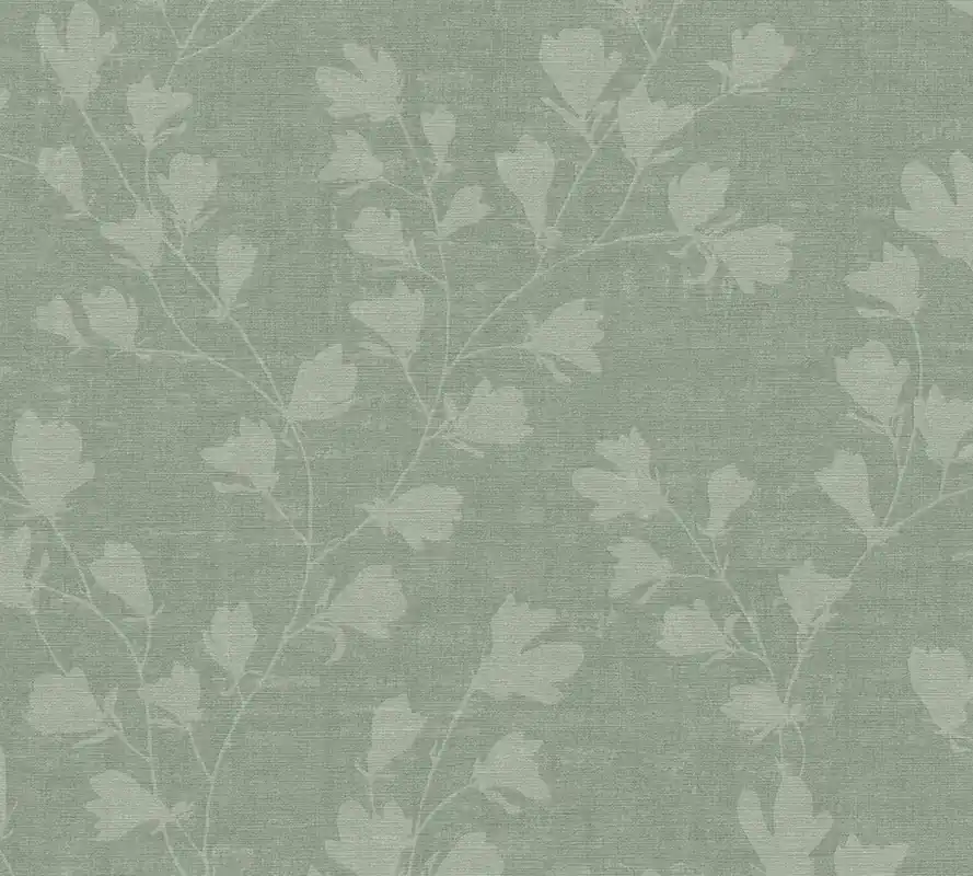 Oferta czasowa Tapeta 38747-3 Nara AS Creation tapeta naturalna z motywem liści – zielony