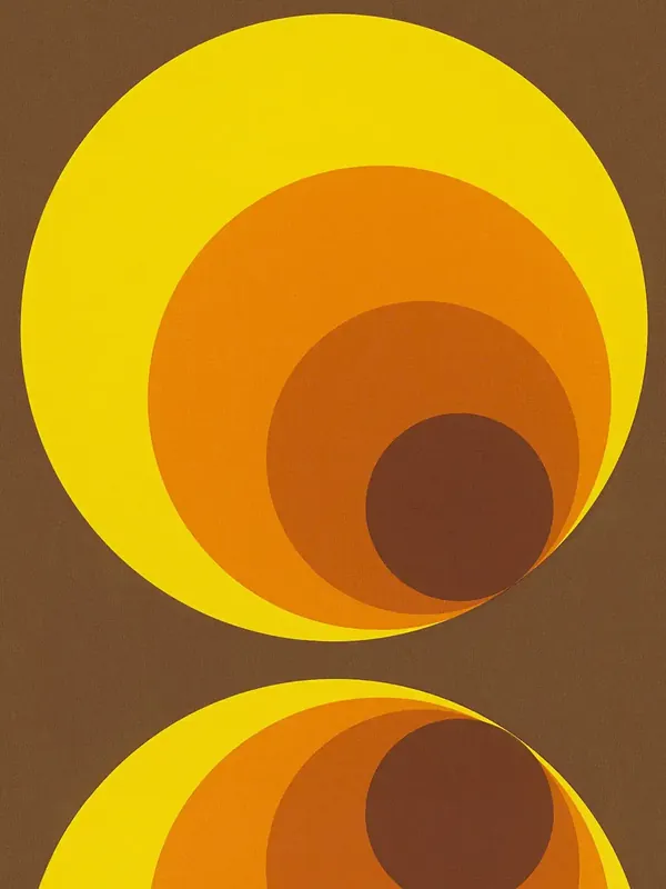 Tapeta 7013-12 AS AS Creation w stylu retro - brązowa, żółta, pomarańczowa Darmowy zwrot