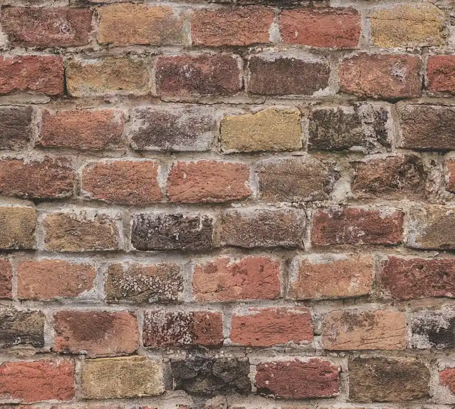 Tapeta 38814-1 Bricks & Stones AS Creation Tapeta motyw cegły i kamieni - czerwona, brązowa Darmowa dostawa